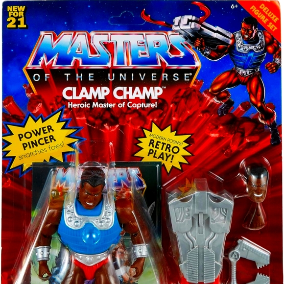 BINB Masters Of The Universe Origins Deluxe Clamp Champ - Retro He-Man 2020 - Picture 1 of 7